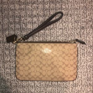 Coach Corner Large Wristlet